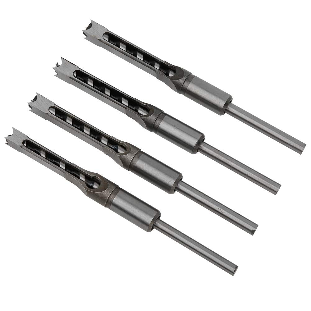 Holzbearbeitung Vierkantbohrer Set Lagerstahl Holzbearbeitung Mortiser Bohrer Holzbohrwerkzeuge Set1