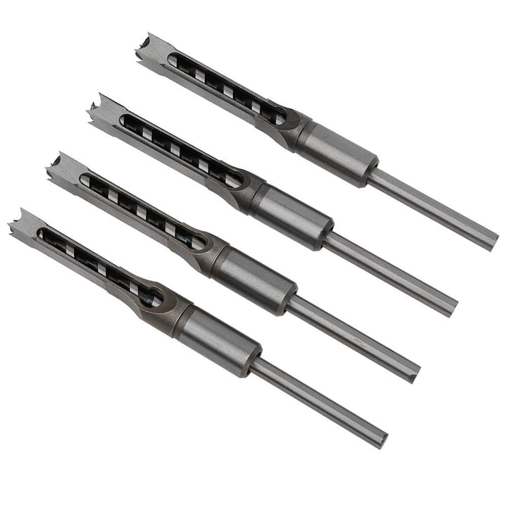 Holzbearbeitung Vierkantbohrer Set Lagerstahl Holzbearbeitung Mortiser Bohrer Holzbohrwerkzeuge Set1