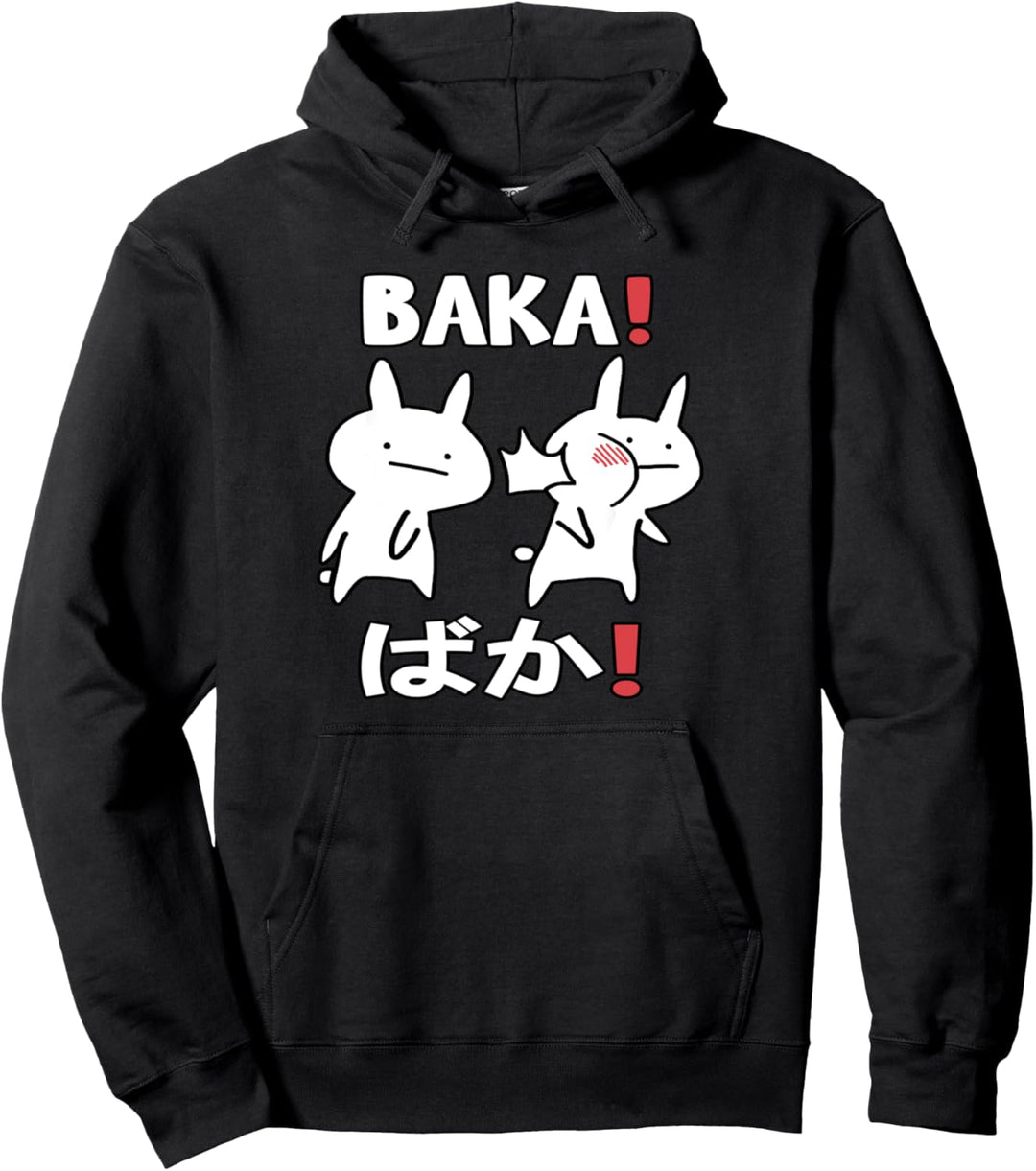 Lustiger japanischer Anime, Baka Rabbit Slap, Baka Japanese Pullover Hoodie