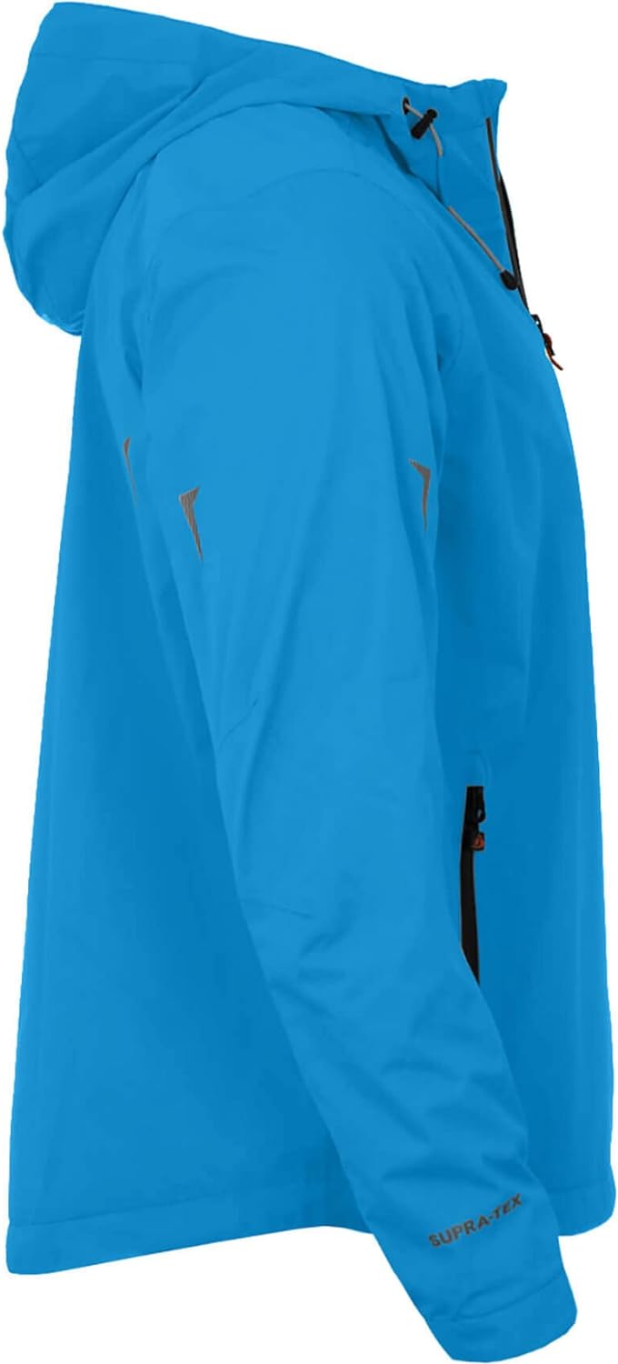 Bergson Herren Regenjacke EGGEN - Wanderjacke - Fahrradjacke - Outdoorjacke - wasserdicht - winddich