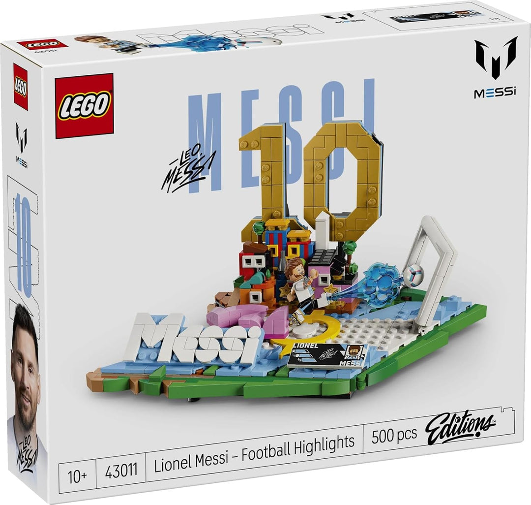 LEGO Editions Lionel Messi – Fussball-Highlights Spielzeug - 3D Modellbau mit Minifigur zum Sammeln