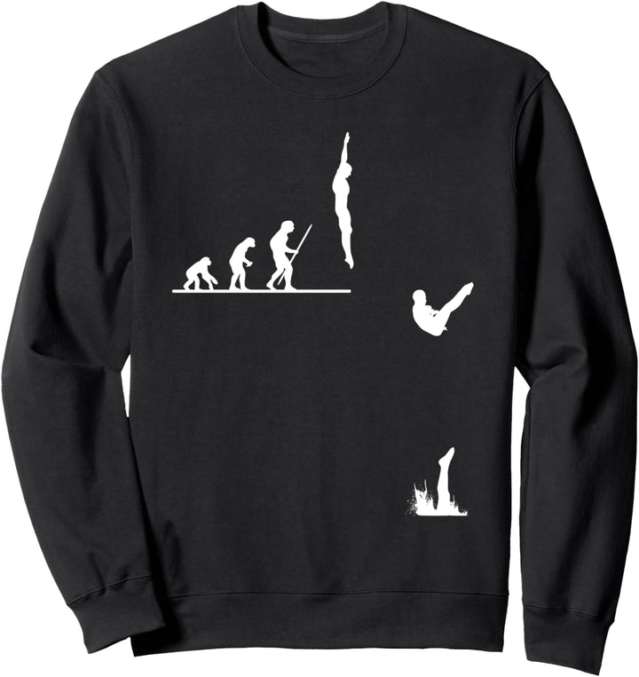 Wassertauchen Wasserspringen Sweatshirt