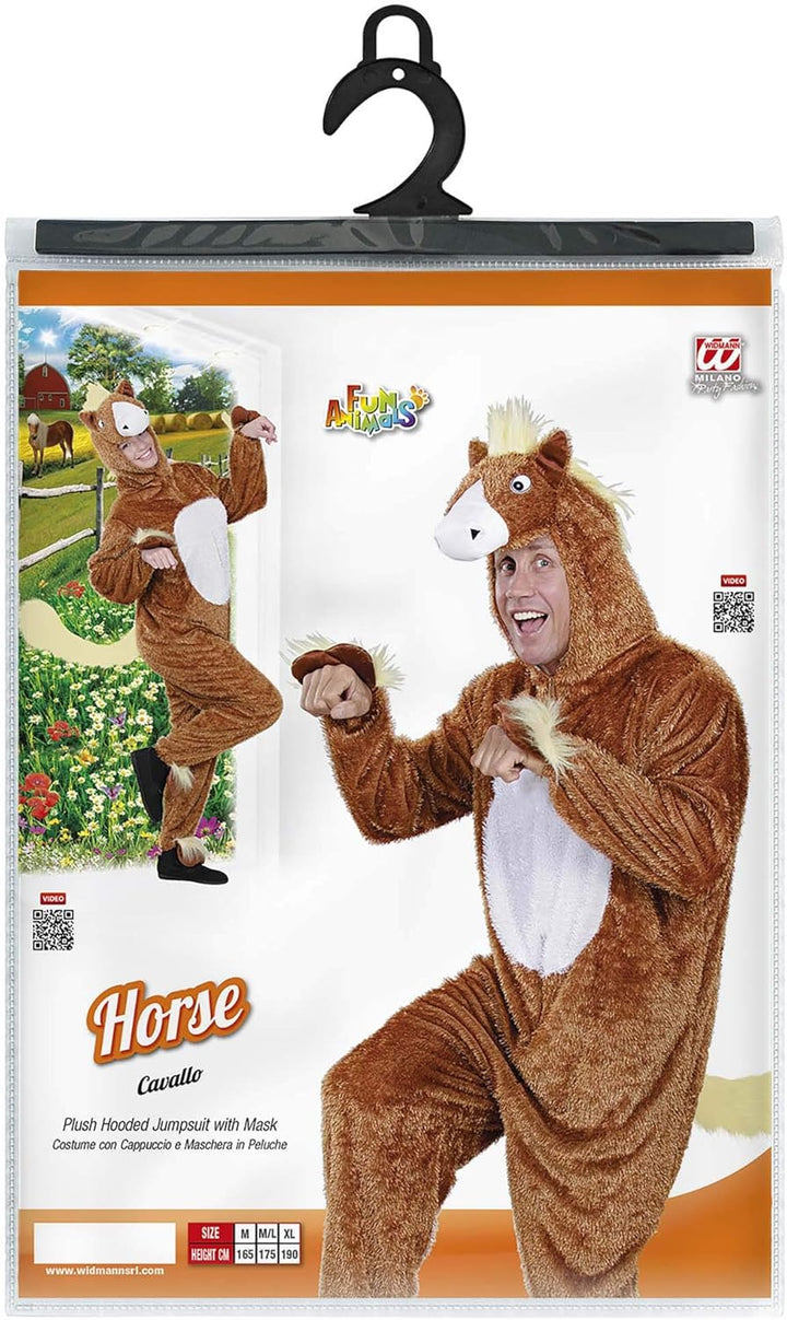 WIDMANN 9977B COSTUME PELUCHE CAVALLO M/L C/CAPP #9976 M-L, M-L