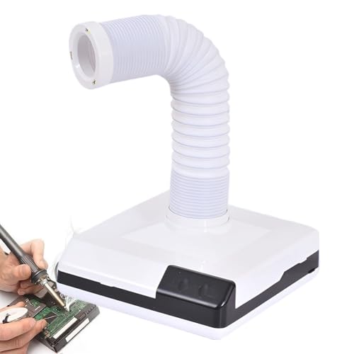 Schleifstaub-Saugmaschine, Mini-Lötabsaugung mit LED-Licht, Tischrauchabsorber, Nagelstaubsammler zu