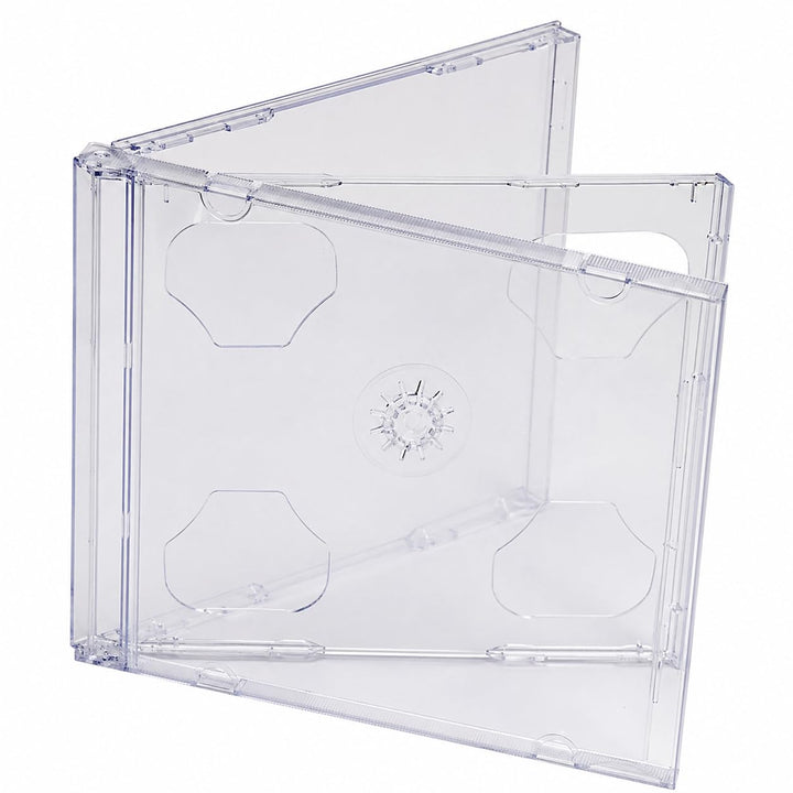 10 CD/Dvd Double Jewel Cases klar dragontrading ® Profi Qualität