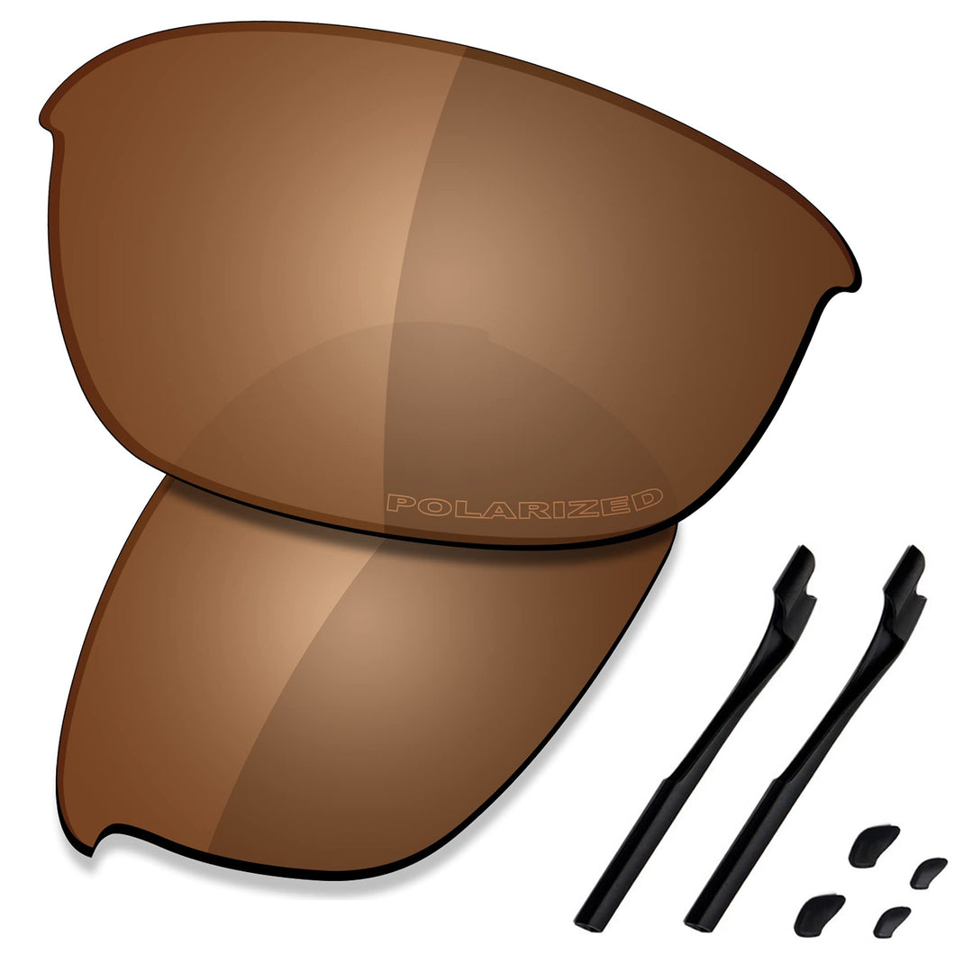 Saucer Premium-Ersatzgläser und Gummi-Kits für Oakley Half Jacket 2.0 OO9144 Sonnenbrillen High Defe