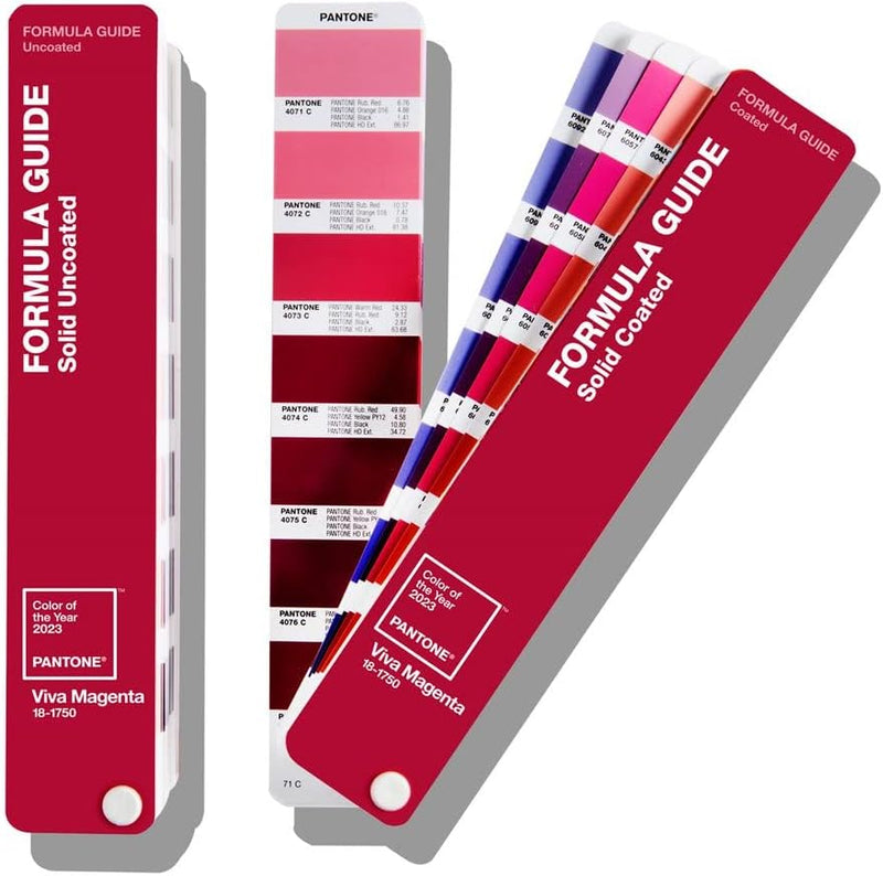 Pantone GP1601B Formula Guide COY 2023 - – Beschichtete und unbeschichtete Farbfächer zur Farbrefere