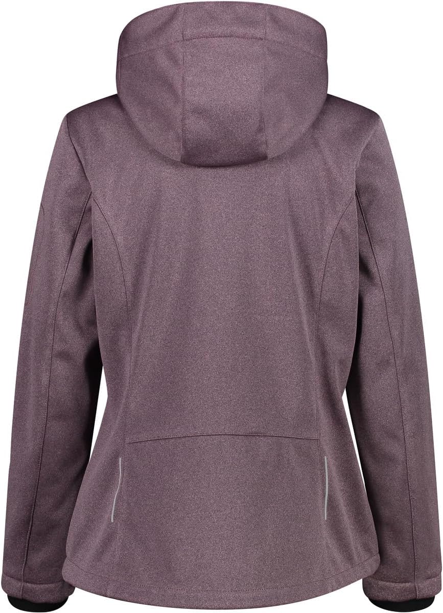 CMP Jacket Zip Hood Damen Softshell-/Windstopper Jacke blau blau 40 Violett, 40 Violett