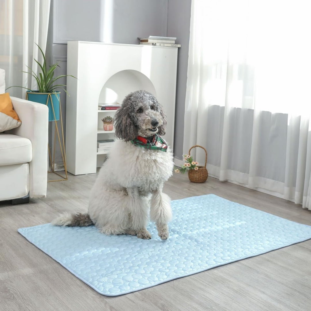 Kühlmatte Hunde, Selbstkühlende Hundematte, Kühldecke Katzen, Ungiftig Kühlkissen für Haustiere, Was