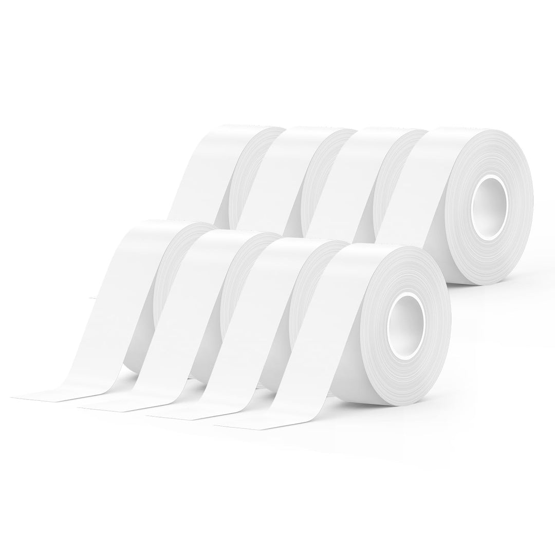 SUPVAN Thermo-Etikettenband, E10/16 Etiketten Papier, Endlos-Etikettenband 15 mm x 6 m, wasserfeste