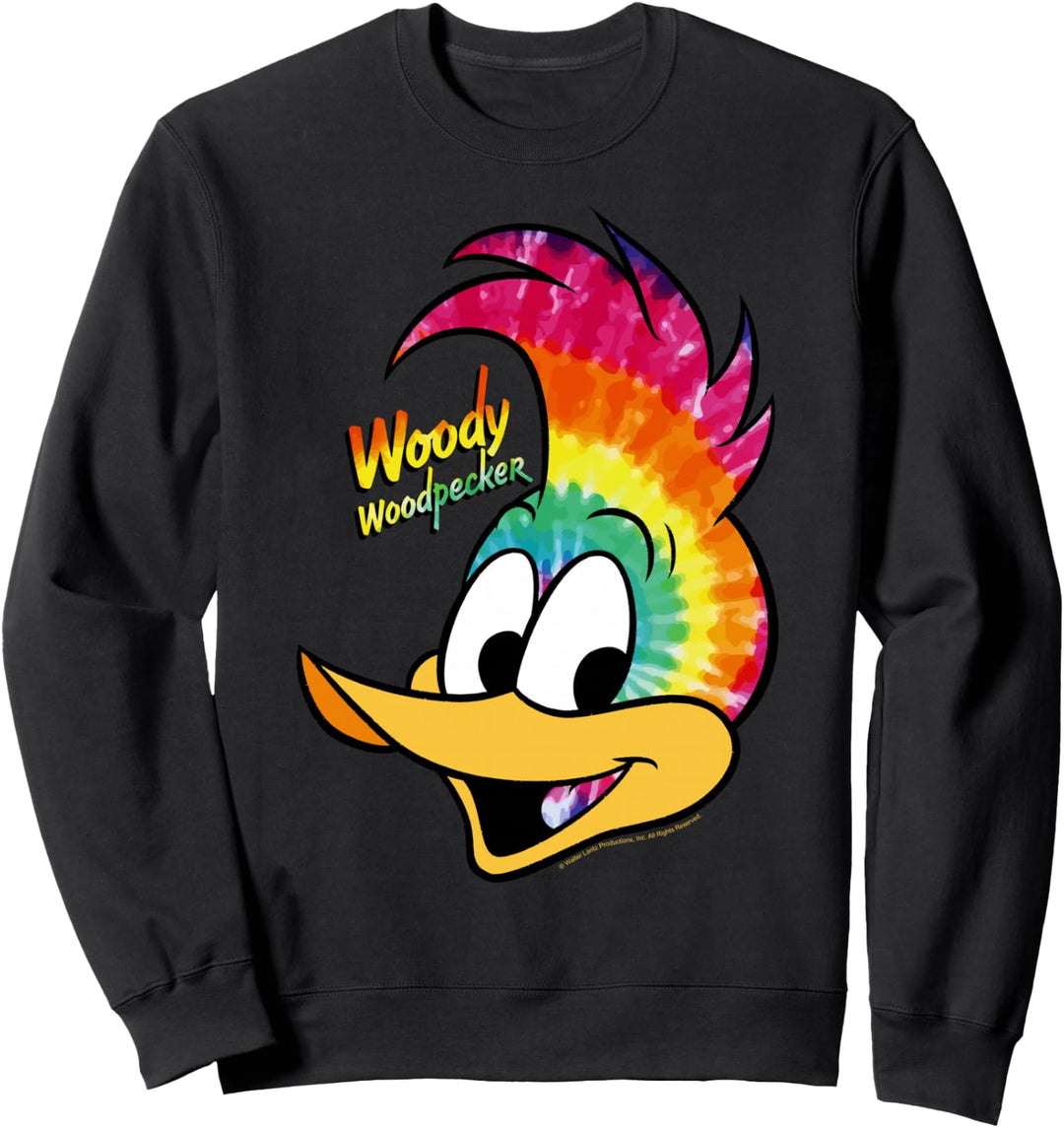 Woody Woodpecker Tie Dye Portrait Sweatshirt