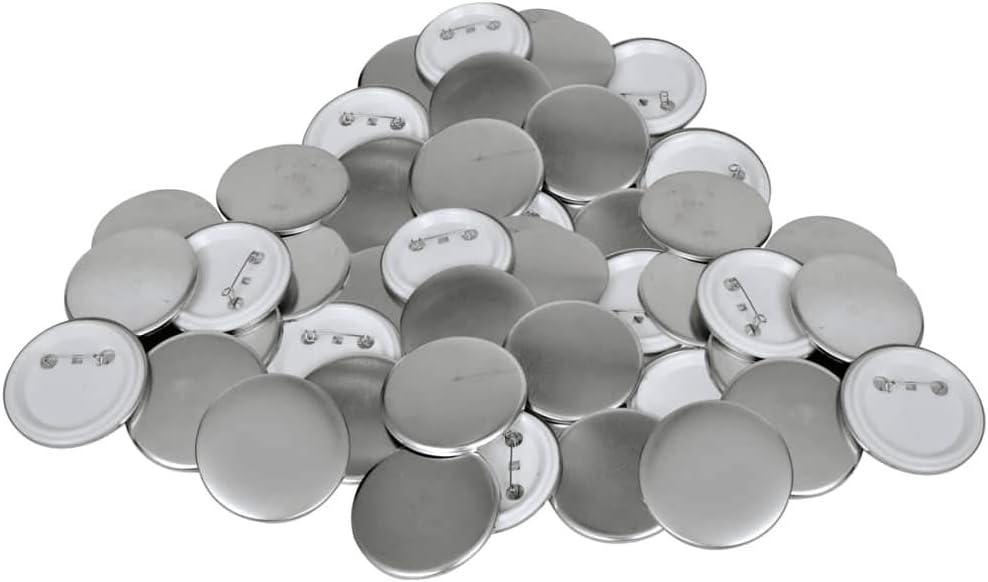 vidaXL Buttonrohlinge Rohlinge für Buttonmaschine Buttonteile 58mm 500 Sets 58 mm, 58 mm