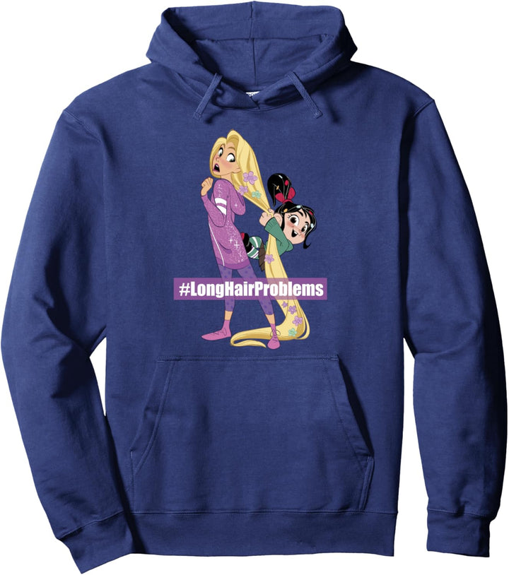 Disney Wreck-It Ralph 2 Rapunzel Long Hair Problems Pullover Hoodie