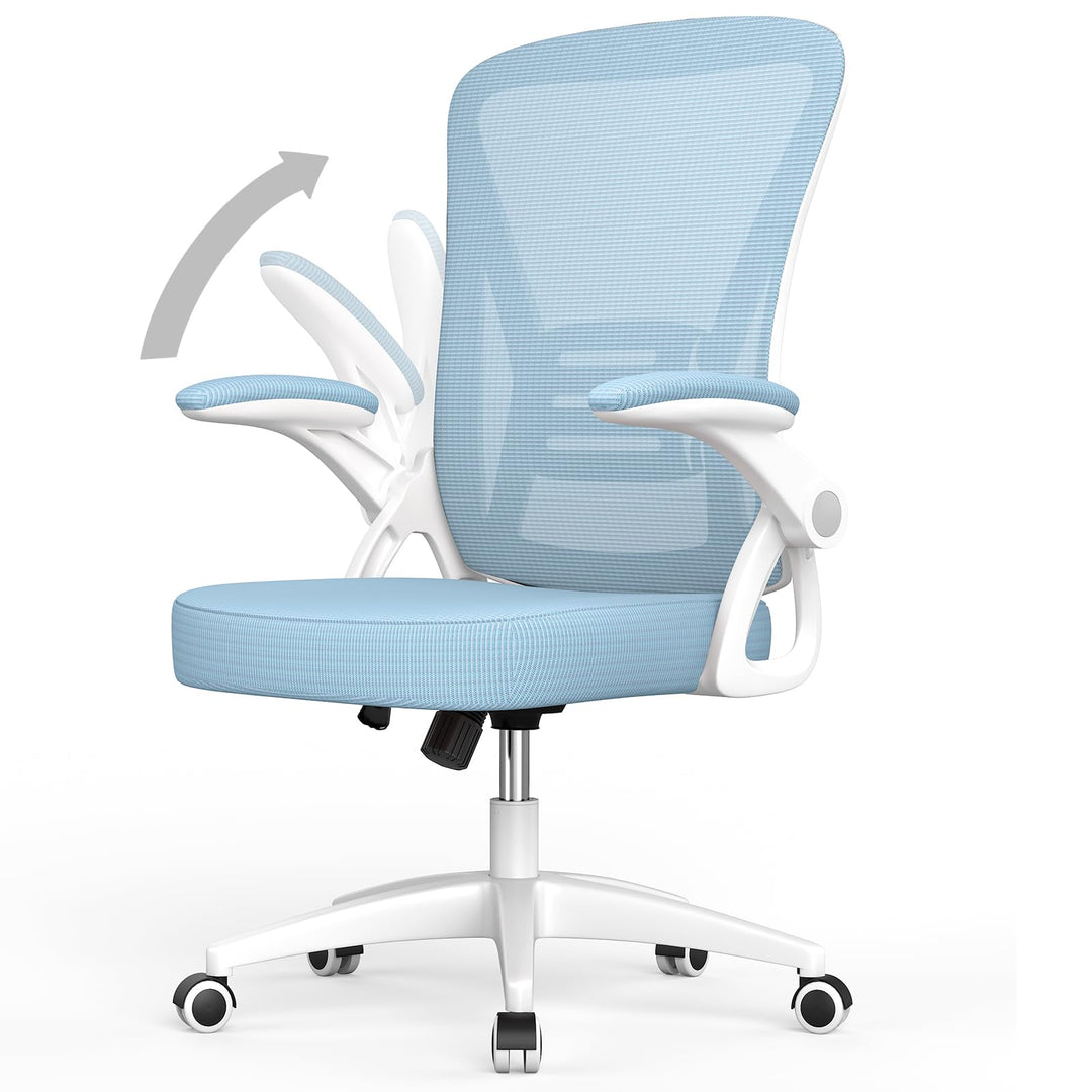 rattantree Bürostuhl, Ergonomischer Schreibtischstuhl mit Lendenwirbelstütze, Verstellbare Armlehnen