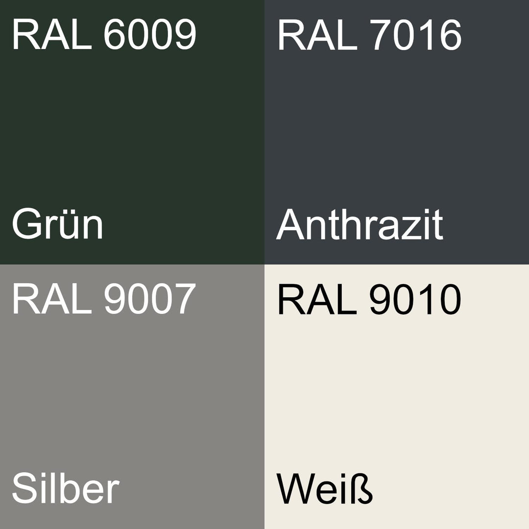 Kaminbau Mierzwa Premium Stahl Treppe Freistehend Verzinkt & Anthrazit Pulverbeschichtet 3 Stufen (B