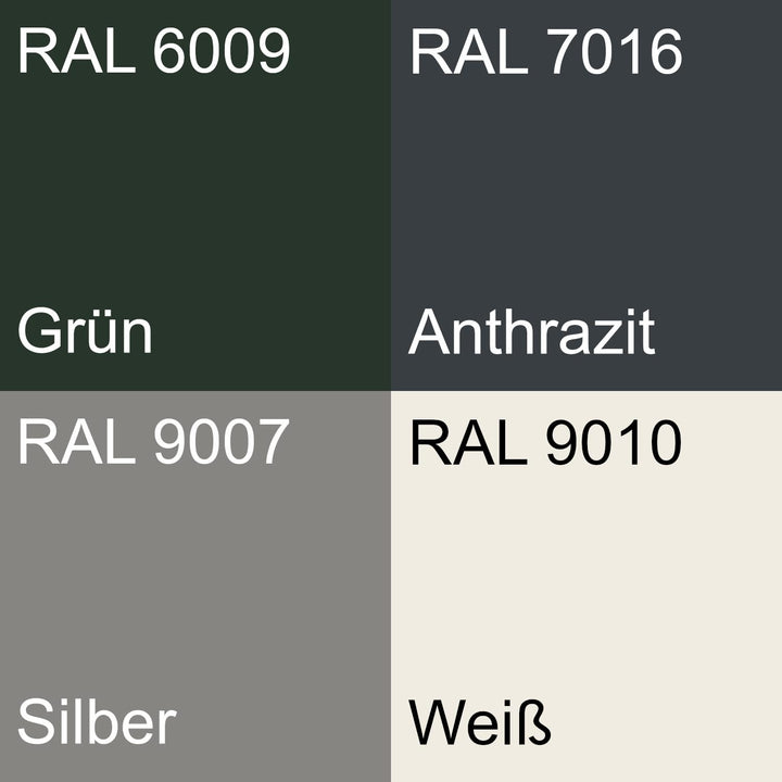 Kaminbau Mierzwa Premium Stahl Treppe Freistehend Verzinkt & Anthrazit Pulverbeschichtet 3 Stufen (B