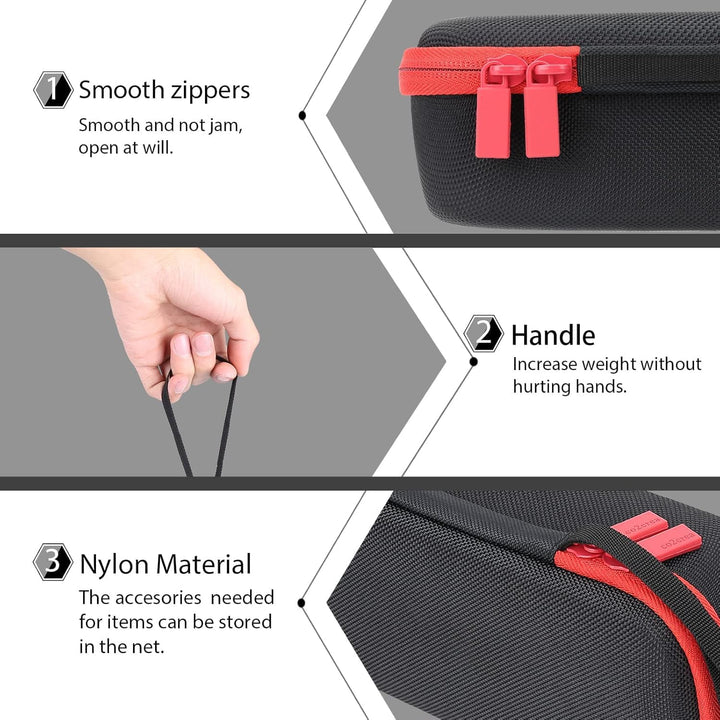 co2CREA Hart Reise Schutz Hülle Etui Tasche für TASCAM Portacaputre X8 Portabler Spur High Resolutio