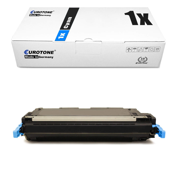 Eurotone Toner XXL Cyan kompatibler für HP Color Laserjet 3600 N DN 3600N 3600DN - kompatibel ersetz