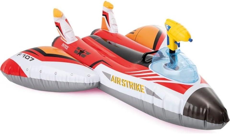 Intex WATER GUN PLANE RIDE-ONS, 117 x 117 cm