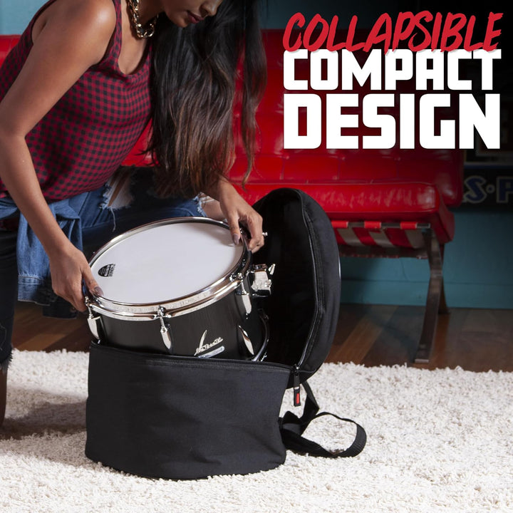 GATOR Cases Kompletter Satz für Fusionstrommel-Kit + Tom 14" x 12". 14 "x 12" Fusion + Tom-Akku Komp