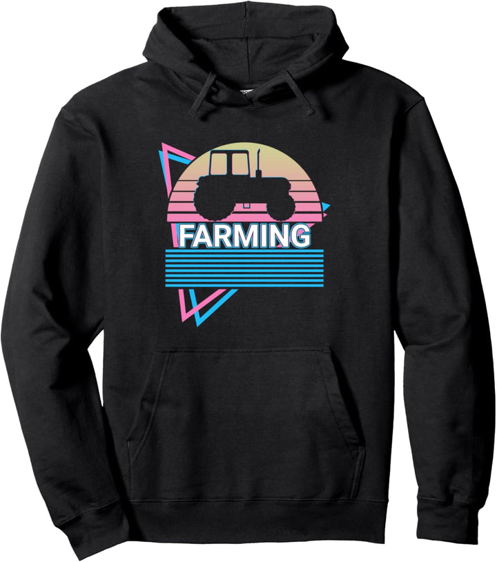 Landwirtschaft Retro Farmer Pullover Hoodie