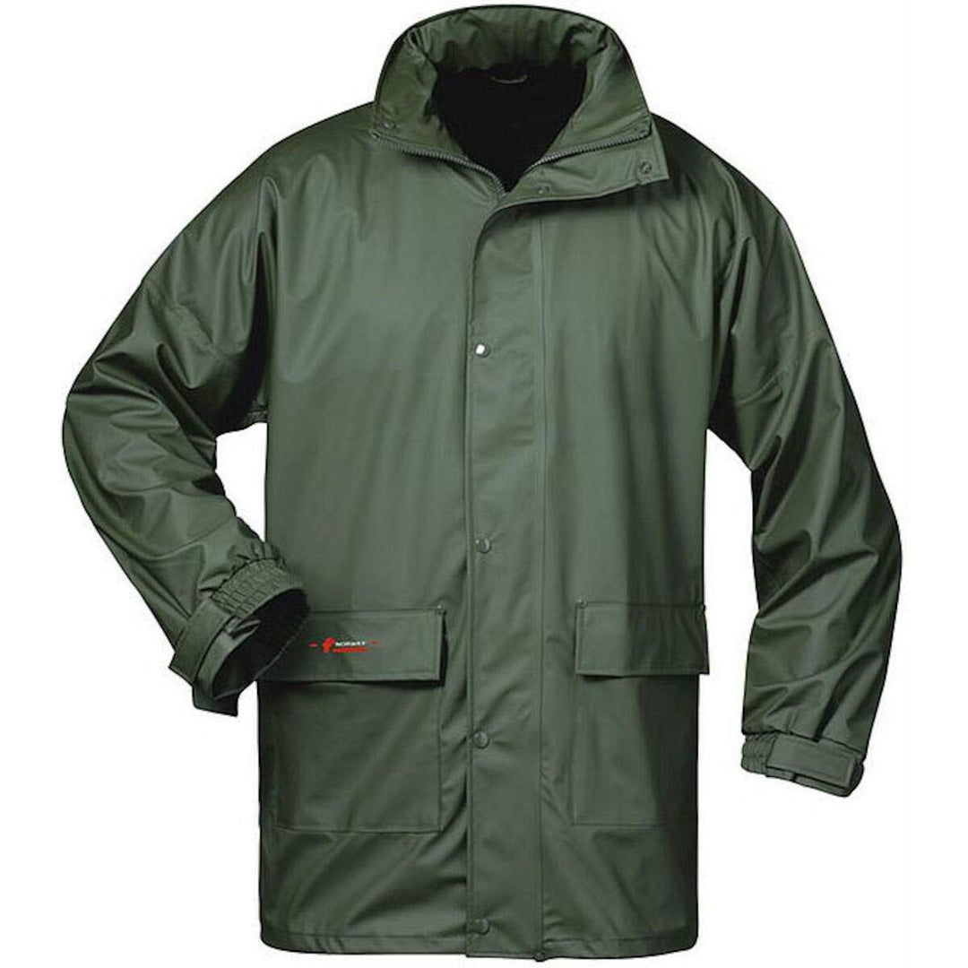 Norway PU-Regenjacke mit Kapuze - schwarz - Grösse: XXL