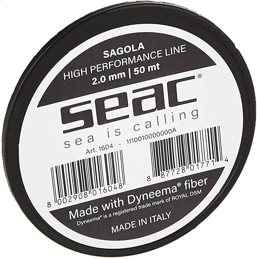 SEAC Dyneema Hochleistungs-Angelschnur Ø 1,8 x 50 mt, Ø 1,8 x 50 mt