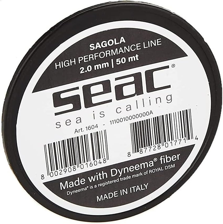 SEAC Dyneema Hochleistungs-Angelschnur Ø 1,8 x 50 mt, Ø 1,8 x 50 mt