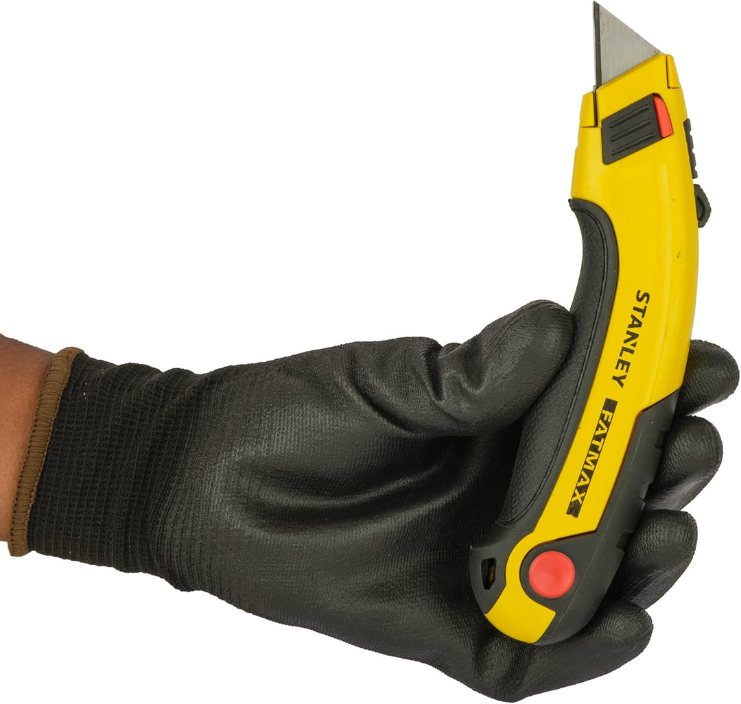 Stanley Fatmax Messer 1-10-778 (mit einziehbarer Klinge, 170 mm Länge, robustes Zinkdruckgehäuse mit