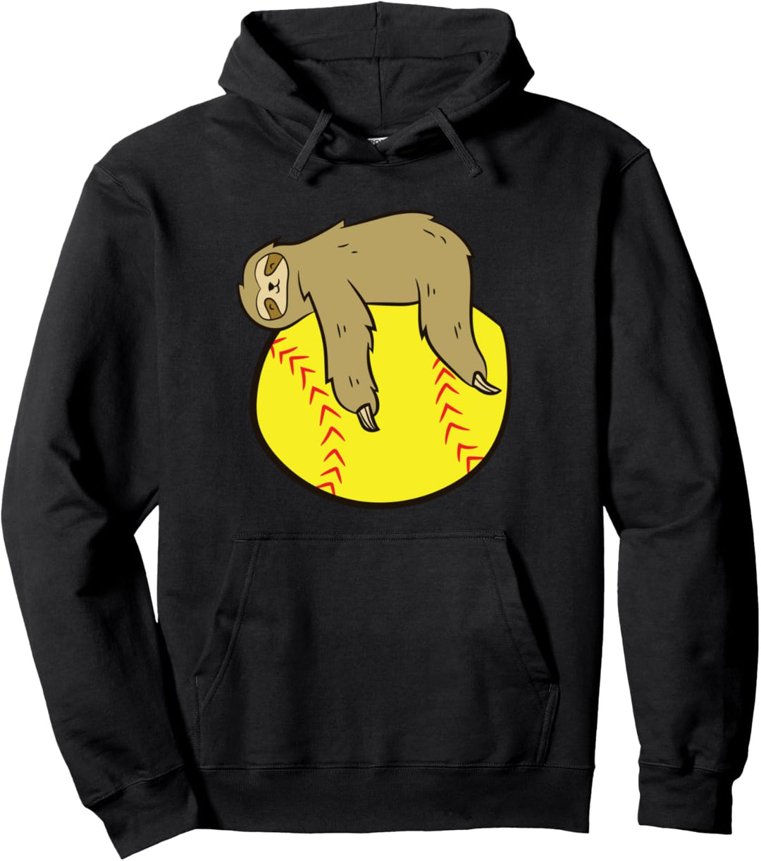 Faultier Softball Love Softball Faultier Pullover Hoodie