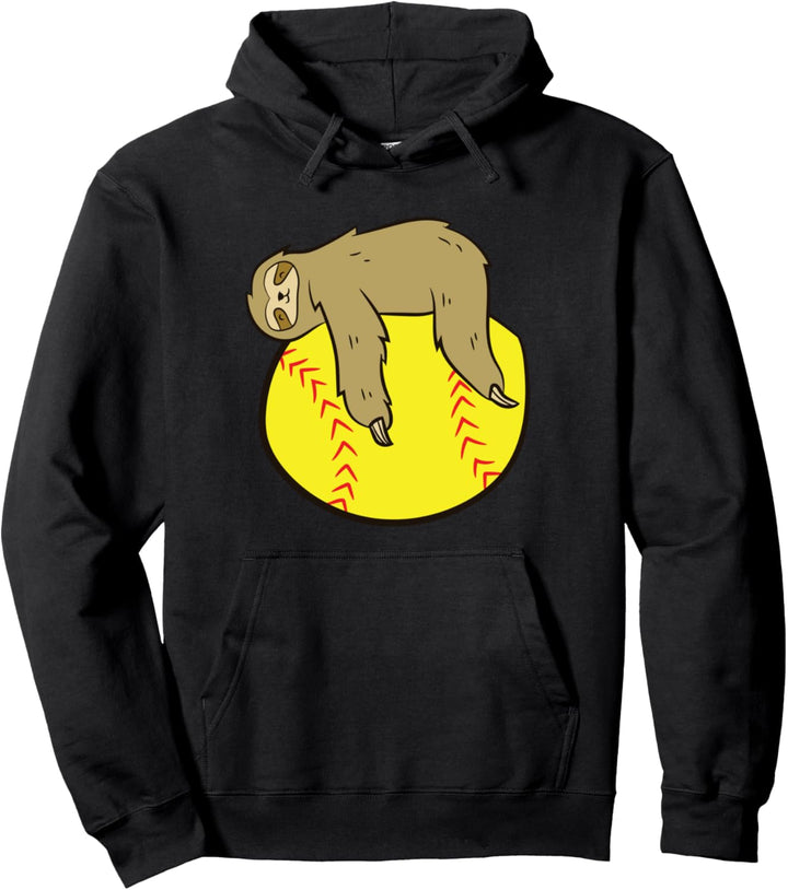 Faultier Softball Love Softball Faultier Pullover Hoodie