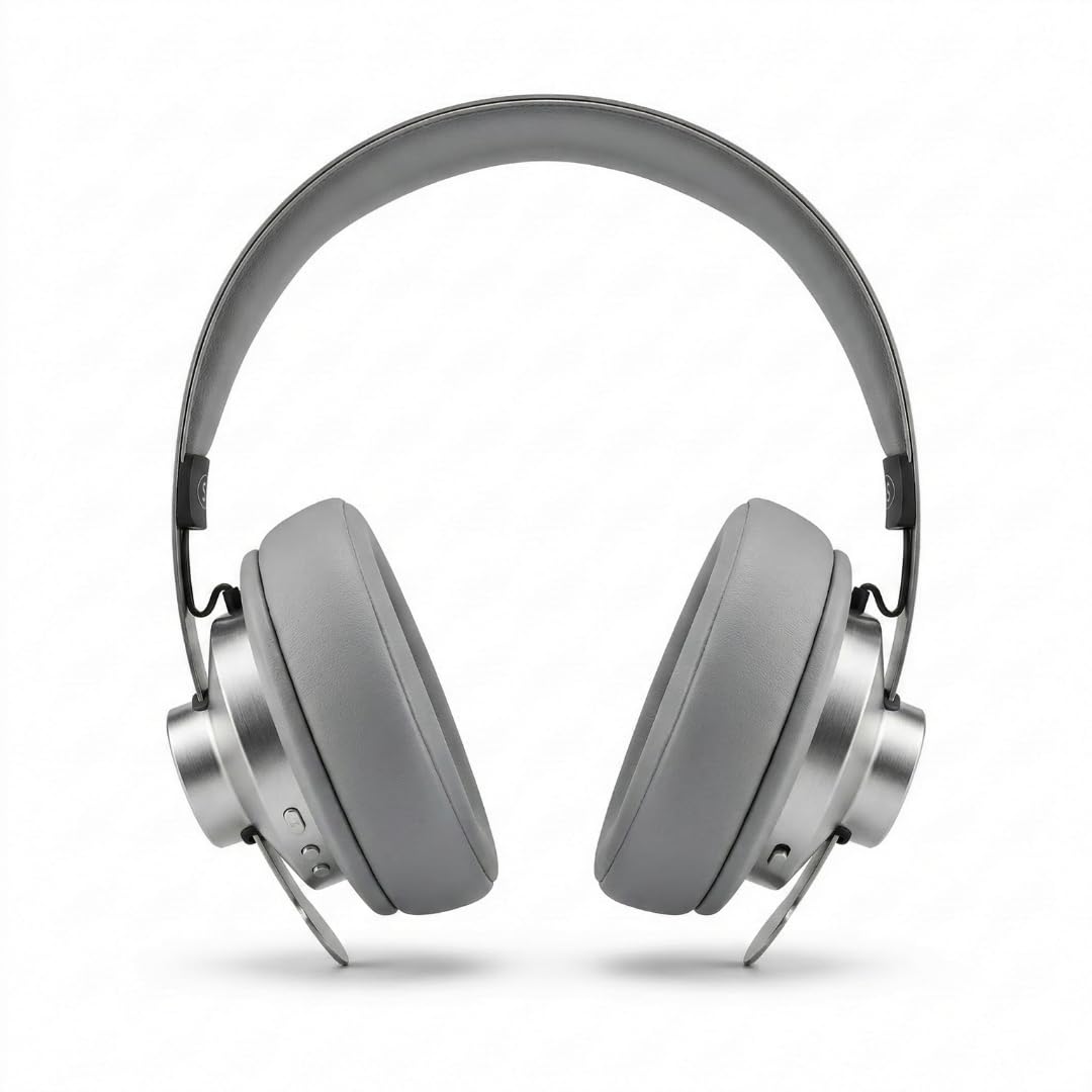 TELEFUNKEN ARCO Classic Edelstahl-Bluetooth-Kopfhörer – Ikonische Ganzmetall-Silhouette mit Luxus-Ha