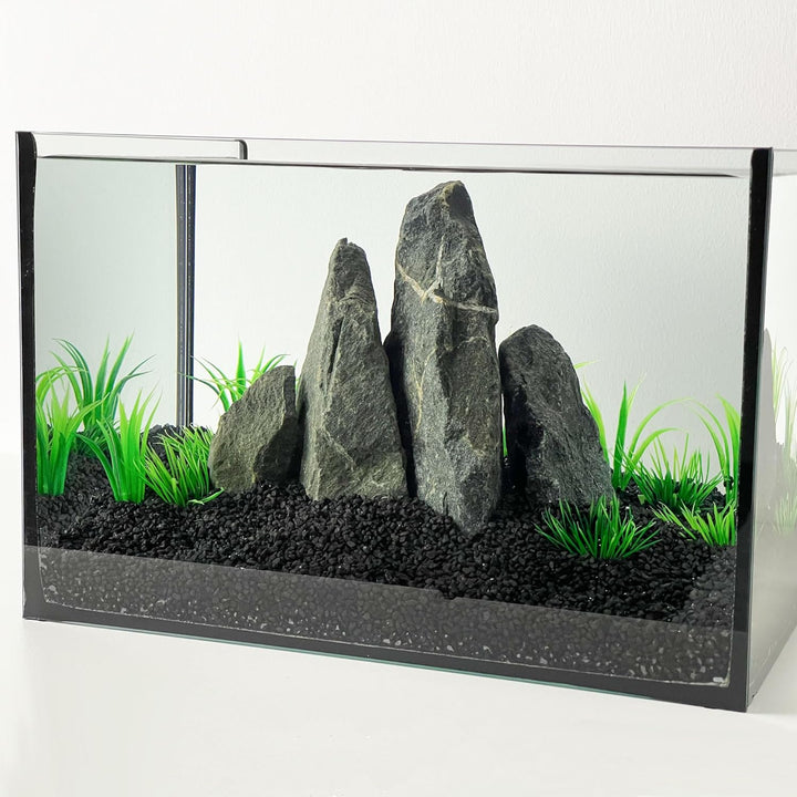 Schicker Mineral Schwarzer Aquariumsand Aquariumkies 2-3 mm, 25 kg Sack, farbecht, Salzwasser und Sü