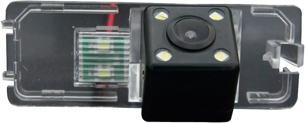 4 LEDs Nachtsicht HD Rückfahrkamera Ersatz für VW New Beetle/Passat CC 4D B6 B7/PHAETON/SCIROCCO/Gol