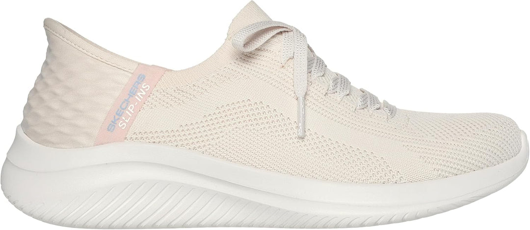 Skechers Damen 149710 MVE 35.5 EU Natural Knit Periwinkle Trim, 35.5 EU Natural Knit Periwinkle Trim