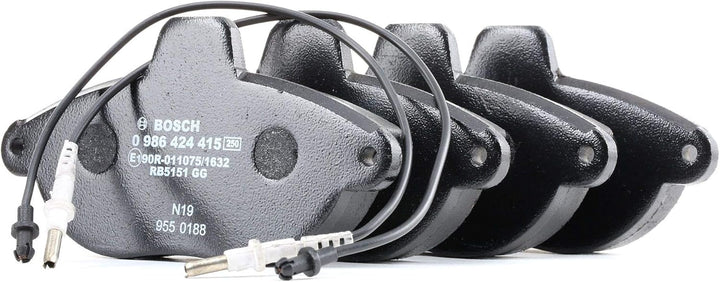 Bosch BP205 Bremsbeläge - Vorderachse - ECE-R90 Zertifizierung - vier Bremsbeläge pro Set