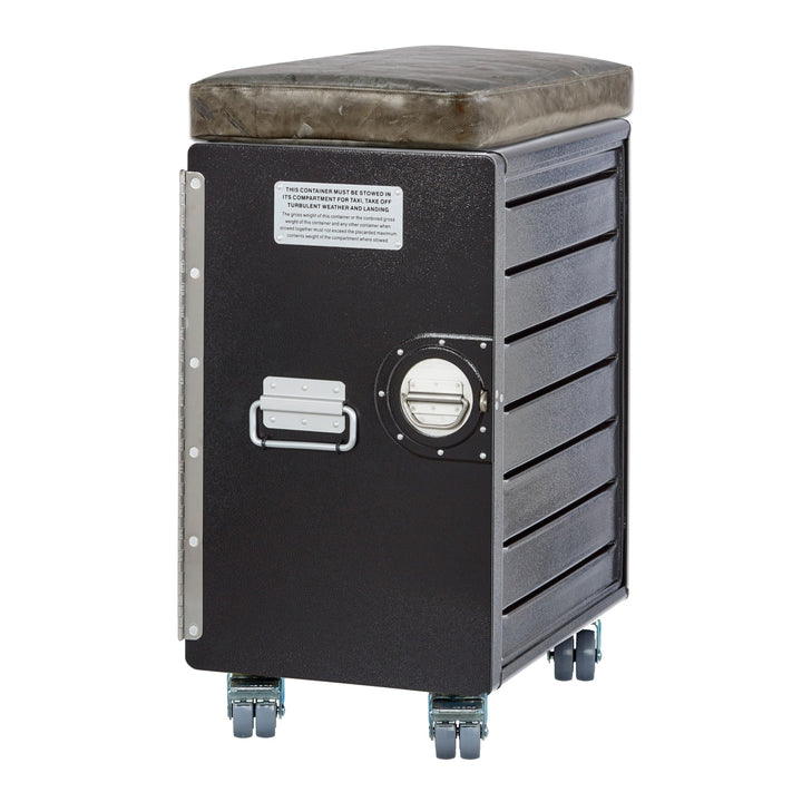 Hocker Schubladenschrank, Rollcontainer, Metallschrank, Büroschrank, Industrial Möbel, Aktenschrank