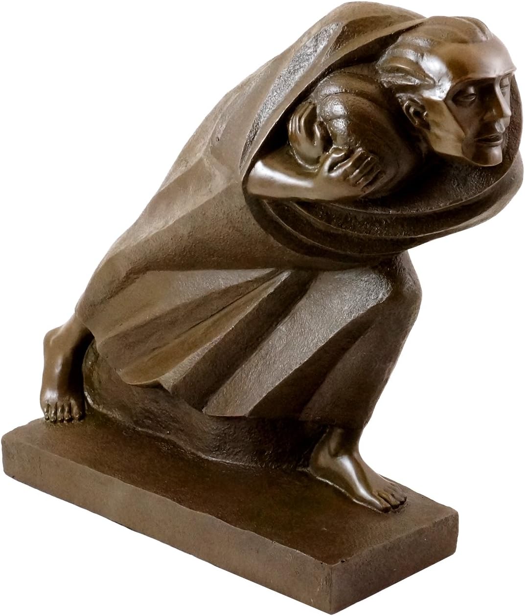 Der Flüchtling (1920) - Ernst Barlach Skulptur Kaufen - Deutscher Expressionismus - Bronzefigur - Wo