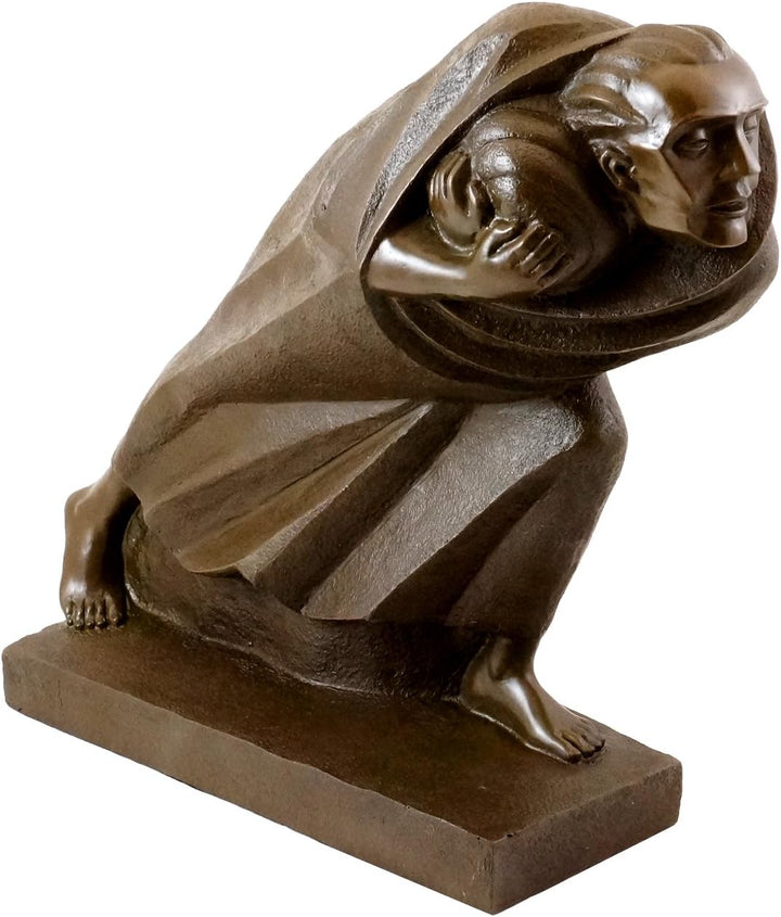 Der Flüchtling (1920) - Ernst Barlach Skulptur Kaufen - Deutscher Expressionismus - Bronzefigur - Wo