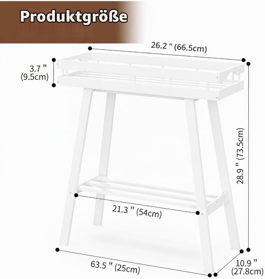 BAMBANG Pflanzenständer Blumenständer Pflanzenregal Blumenbank Breit Bambus für Innen,Blumenregal Bl