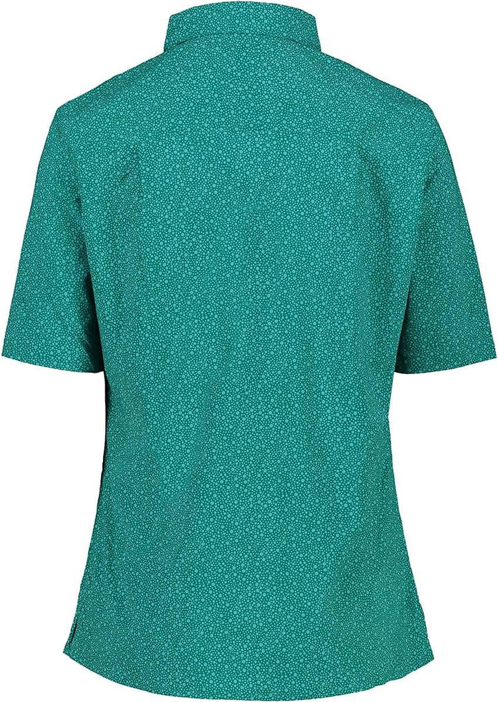 CMP Damen Camicia A Mezze Maniche Stretch Con Protezione Upf 30 Hemd 42 Türkis, 42 Türkis