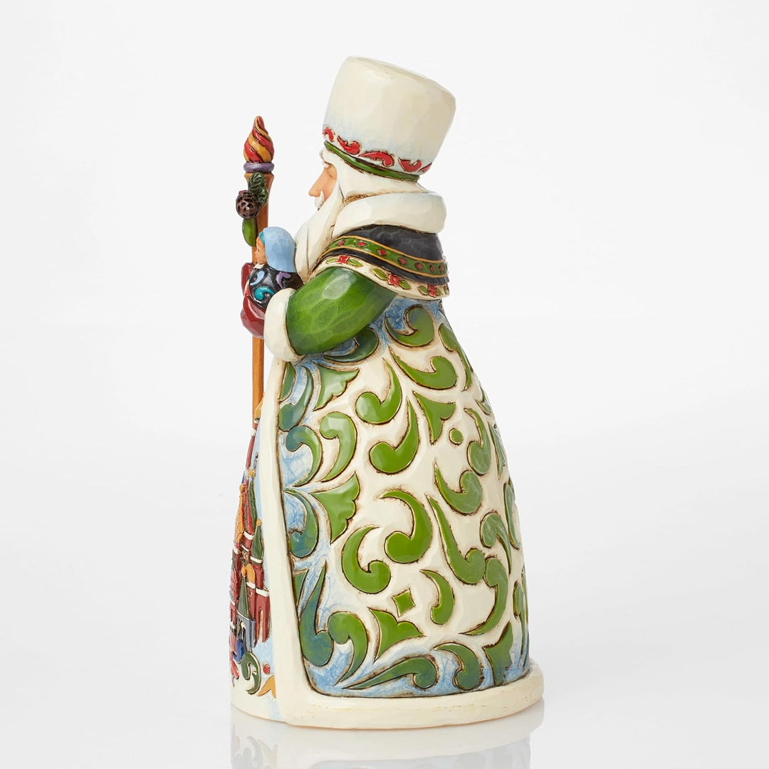 Enesco Jim Shore Heartwood Creek Figur aus Kunstharz, russischer Weihnachtsmann, 6.75" to 7.25"h., R