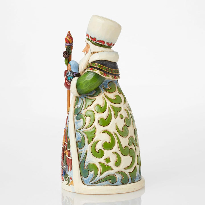 Enesco Jim Shore Heartwood Creek Figur aus Kunstharz, russischer Weihnachtsmann, 6.75" to 7.25"h., R
