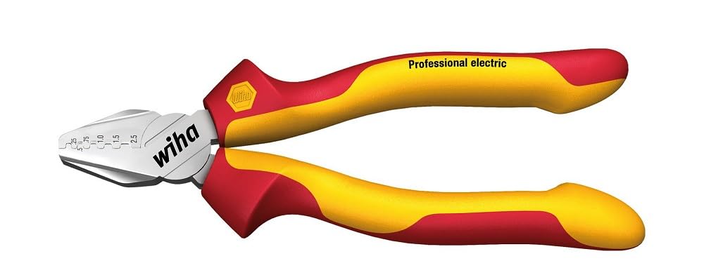 Wiha Aderendhülsenzange Professional electric (35861) 145 mm Zange für Elektriker, VDE geprüft, stüc
