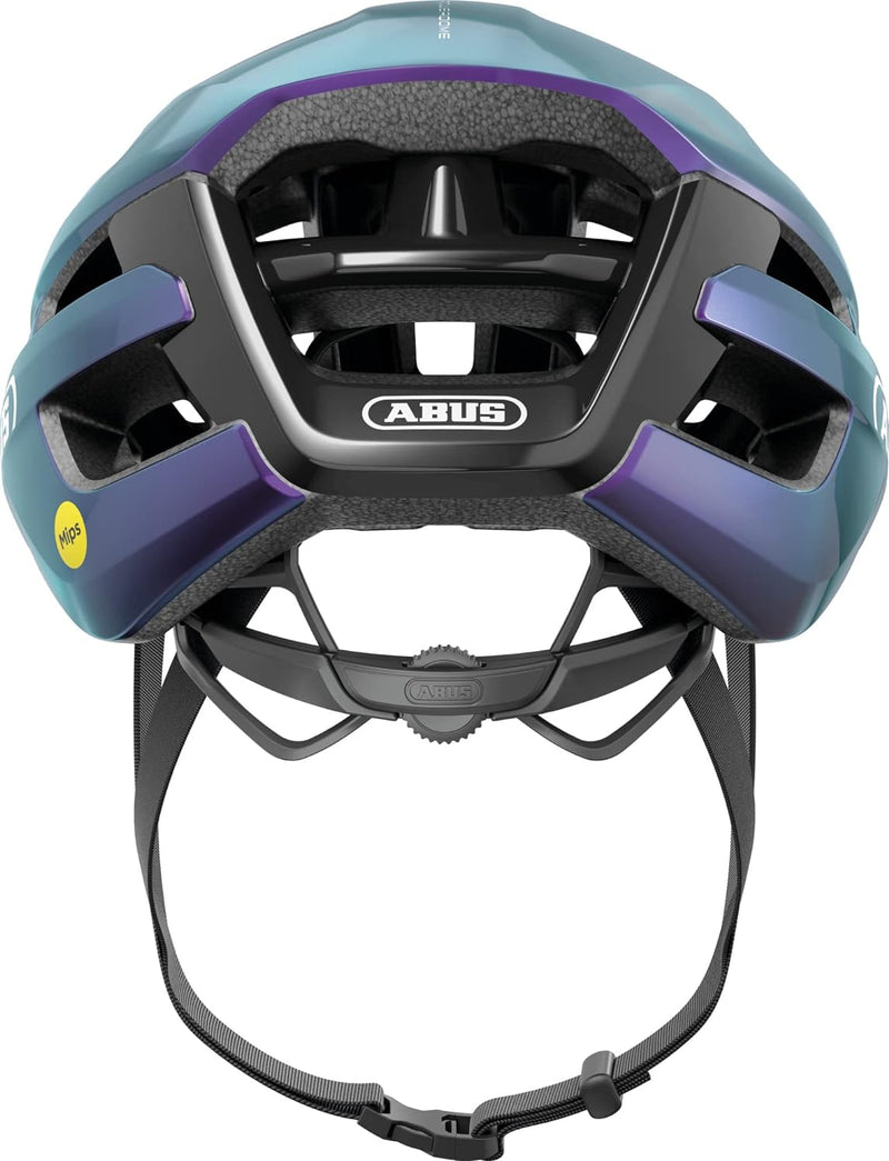 ABUS Rennradhelm PowerDome MIPS - leichter Fahrradhelm mit cleverem Belüftungssystem und Aufprallsch