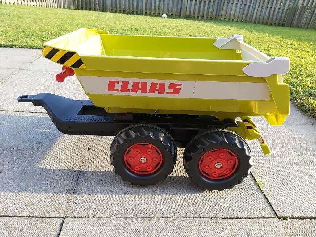 Rolly Toys 122219 - rollyHalfpipe Claas (Alter 3-10 Jahre, Rundmulden-Kipper, kippbare Heckklappe, Z