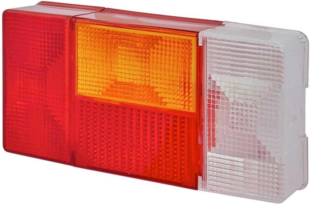 HELLA Rückleuchte - Glühlampe - 24V / 12V - Anbau - ECE/nicht SAE - Lichtscheibenfarbe: mehrfarbig -