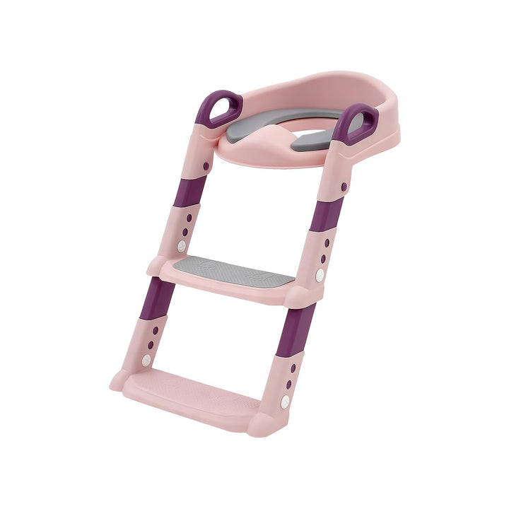 Toilettensitz Kinder mit Treppe Höhenverstellbar Klappbar Toilettentrainer Rutschfest Spritzschutz P