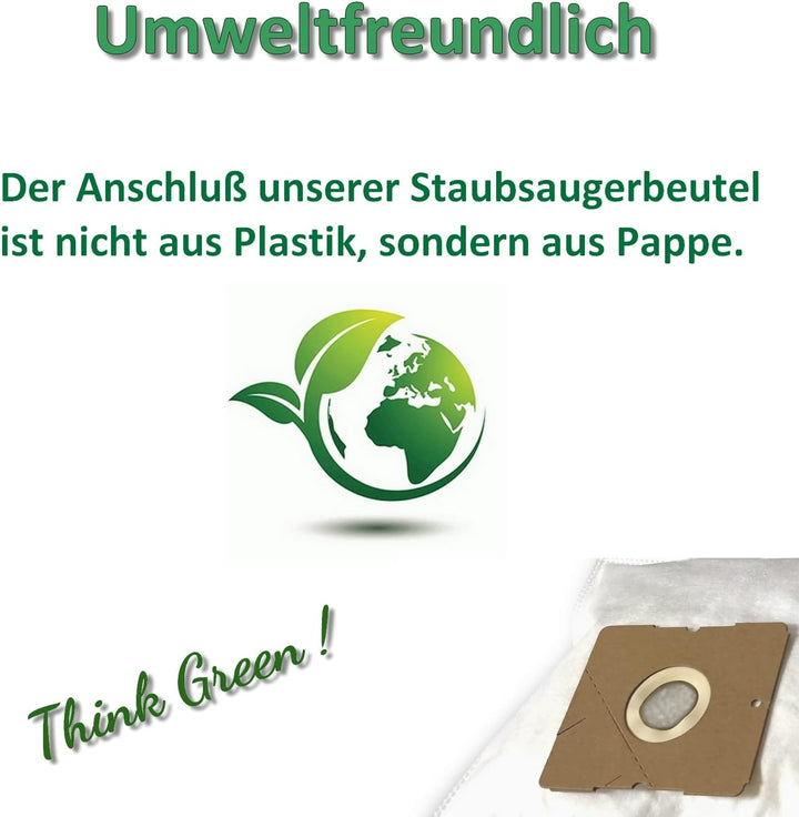 ZZ-Clan - 10 Staubsaugerbeutel kompatibel mit Swirl Y05 (+2 Filter) 5-lagiges Mikrovlies - Premium Q
