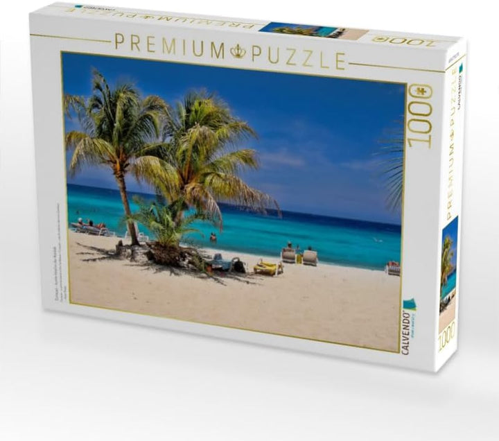 CALVENDO Puzzle Curaçao - Bunte Insel in der Karibik 1000 Teile Lege-Grösse 64 x 48 cm Foto-Puzzle B